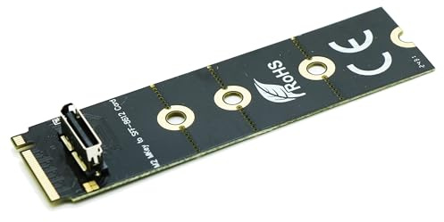 Sintech Oculink SFF-8611/8612 to M.2 NVMe M-Key Interface Adapter Card for Laptop and Desktop, Windows 10 and macOS 10.13+