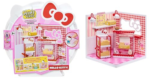MGA's Miniverse Make It Mini Spaces Hello Kitty - Juego de construcción, Personalizar, Manualidades, Habitaciones, Hobby, Coleccionistas, Exposición, NO comestible, Para Coleccionistas y Niños 8+ Años