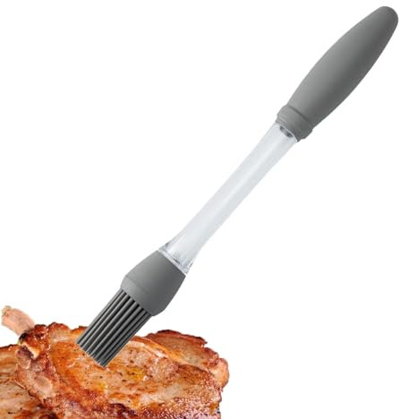 Pincel de óseo portátil: cocinar cepillo de salsa de silicona, cepillo de aceite de combustión de cocina | Polystyrene Kitchen Gadget Pincel lavavajillas para cocinar, hornear, pasteles, parrillas, co
