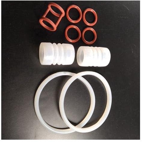 1 Set von Dichtringen, rote Dichtungen, kompatibel mit BQL825T, Softeismaschinen-Armaturen, Ersatzteile, Ersatz
