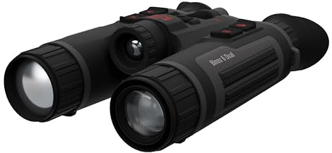 ATN Binox 6 - Binocolo termico doppio, 384 x 288, 4K, giorno/notte | Multispettral Thermal + 4K Day/Night | Telemetro laser, sensore 384x288, per caccia, scouting e osservazione della fauna