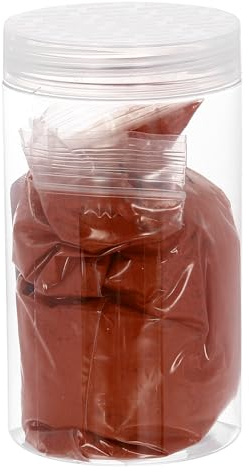 QUARKZMAN Óxido De Hierro En Polvo Pigmento Para Concreto Malla 500 7oz (200g) Pigmento Para Lechada De Óxido De Hierro Para Pintura De Baldosas Pastel Cemento Concreto, Rojo Rubí