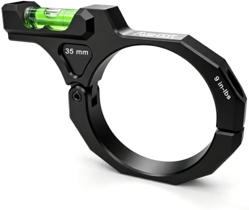 Livella a Bolla di Precisione AGSHOOT per Cannocchiale, Anti-Cant per Tiro a Lunga Distanza e Competizione | Tubo da 35 mm