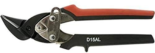 Bessey D15AL-BE Left Straight Cut Compact Aviation Snip 0ffset Jaw, Green/Black by Bessey