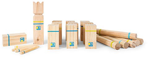 BuitenSpeel B.V. GA123 Kubb Spiel, Brown, 21 cm × 33 cm × 23 cm