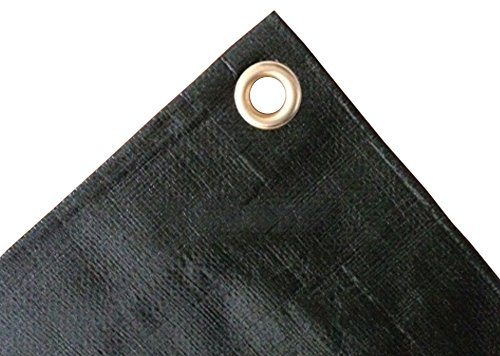 Bâche de protection 280 g/m², verte, 5 x 7 (35 m²)