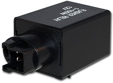 Motorrad LED Halogen Blinker Relais Blinkrelais Blinkgeber lastunabhängig 12V (4 polig (Honda Modelle))