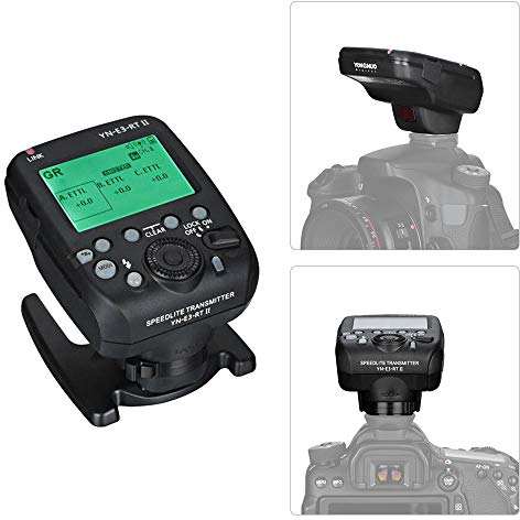 YONGNUO YN-E3-RT II - Transmisor de flash Speedlite para cámara compatible con ST-E3-RT/600EX-RT/YN-E3-RT/YN968EX-RT/YN600EX-RTII/YN686EX-RT/YNE3-RX