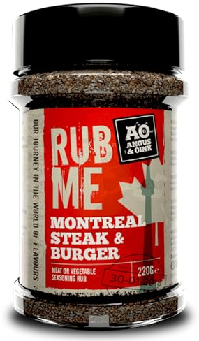 Angus & Oink | Montreal Steak & Burger Seasoning BBQ Rub | 220g
