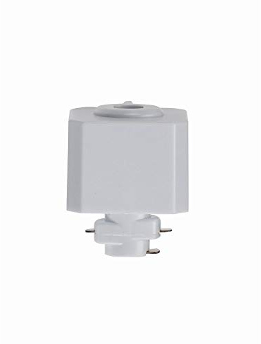 White 240V Single Circuit Track Pendant Adaptor Accessory Track Lighting
