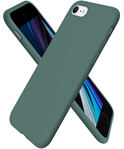 ORNARTO für iPhone SE 2020/2022 Hülle aus Silikon 4,7 Zoll - Grün