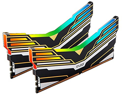 OLOy - Memoria RAM DDR4, Warhawk Sync, 16 GB (2 x 8 GB, 3200MHz, CL16, 1,35 V, 288 Pines, UDIMM de Escritorio (MD4U0832160BE0DA)
