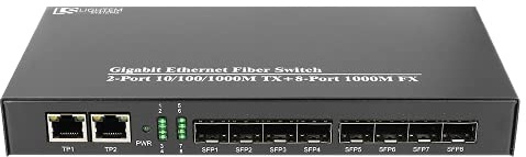 LIGHTEM 8 SFP+ 2 x 10/100/1000M RJ45 Unmanaged Gigabit Ethernet Switch