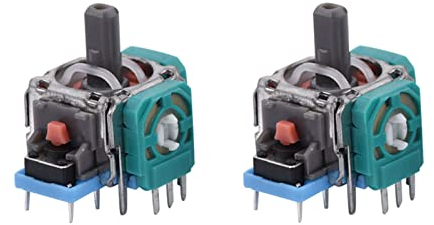 Ejoyous Paquete de 2 Joysticks Analógicos de Repuesto 3D para, Repuesto de Sensor de Módulo de Joystick Analógico para 3D para Controlador de Joystick