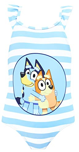 Bluey Traje de baño niñas | Traje de baño Bingo | Azul | 4-5 años | Merchandising Oficial