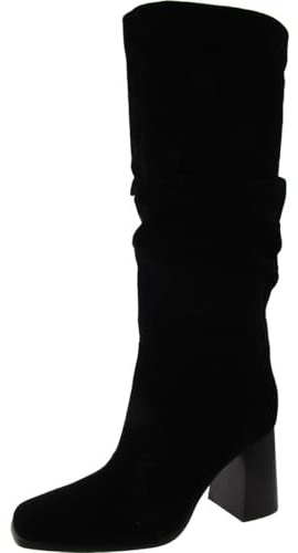 Nine West Botas altas Domaey para mujer, Negro 001, 41 EU