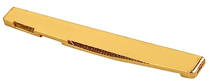Toyvian Vergoldeter Gitarrensteg als Ersatzteil Gl224 aus Messing 72mm mit Verbesserter Klarheit und Verbessertem Sustain für Akustik Folk Gitarre