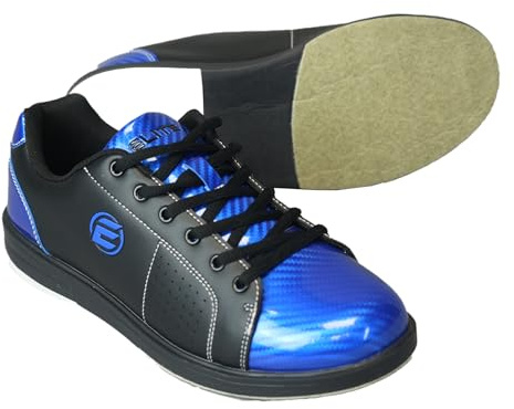 ELITE Men's Classic Bowling Shoes - Medium Width, Universal Soles (Royal/Black, US Footwear Size System, Adult, Men, Numeric, Medium, 12)