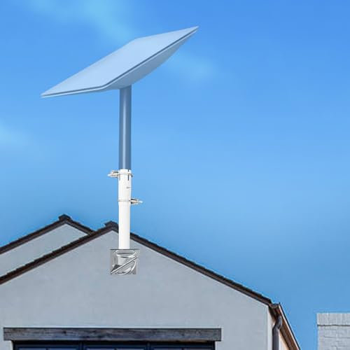 Kit di Montaggio Internet Satellitare, Supporto da Tetto Regolabile in Acciaio Compatibile con il Kit Internet Satellitare, per Parabola V2, Kit di Montaggio a