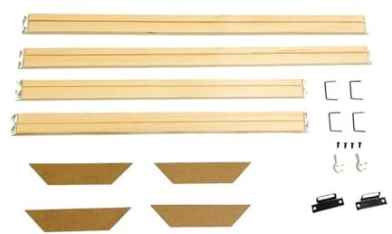 GOFDASY Bilderrahmen aus natürlichem Holz, passend für Leinwand, Malerei, Poster und Fotos, einfach zu montieren, individuelle Wandgröße (Breite 30 cm, Höhe 50 cm)
