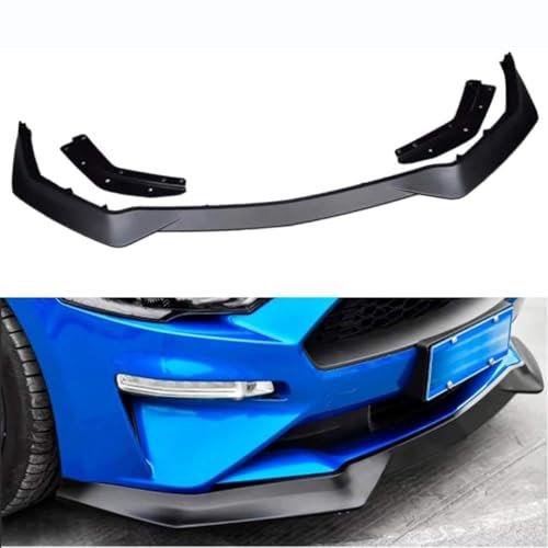 Auto Frontspoiler für Ford Mustang GT Coupe Convertible 2018 2019 2020, Frontstoßstangen Lippenkörper Autoteile Autoantikollisionsschutz Splitter Body Zubehör