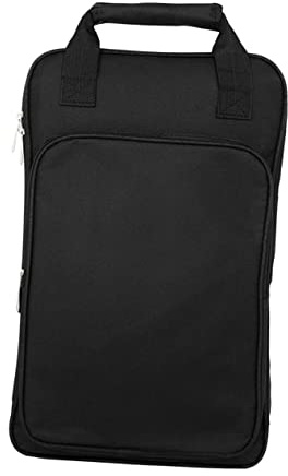 QUMIIRITY Drumstick Tasche mit Tragfähigkeit Wasserabweisend Schwarze aus Baumwolle zur Aufbewahrung von Trommelschlägeln für Proberäume und Auftritte