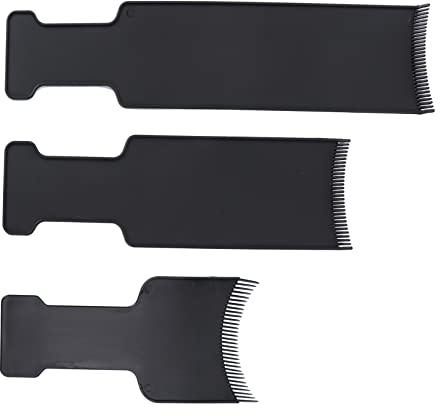 DONFAMDS Pettine per Colorare i 3 Pezzi per Mèches Spazzola per Parrucchiere Te Strumento per e Domestico