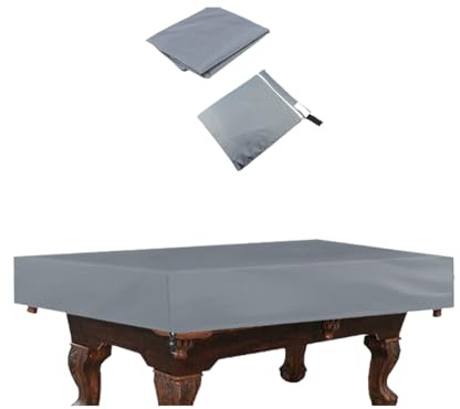 Pool Table Cover Outdoor Pool Cover 8 Feet - 96 Inch Rectangular Swimming Pool Cover, 210D Windproof Oxford Fabric | Furniture Shield Resistant to Rain, Snow, Al