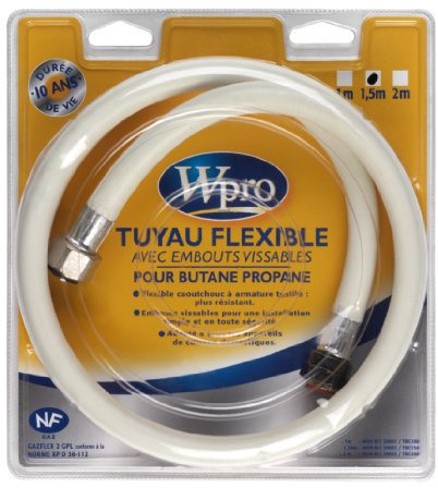 Tuyaux De Gaz Butane/propane Caoutchouc 10ans 1m50 - TBC158