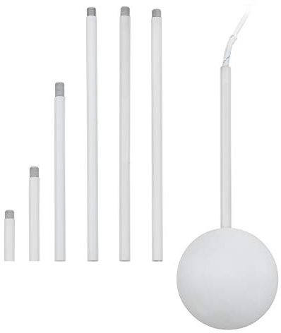 EGLO Kabelkanal Extention, Kabelführung aus Stahl, Farbe: Weiß, Länge: 320 bis 1570 mm