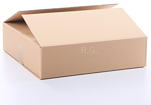 rg-vertrieb Versandkarton Karton Faltkarton Verpackungen Bücherkartons 400x400x100 mm (50 Stück)