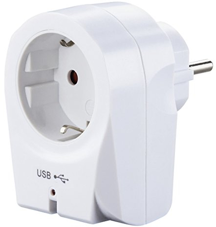Hama 00121965 Ladegerät für Mobiltelefone innen weiß – Ladegeräte für Mobiltelefone (Innen, AC, USB, weiß)