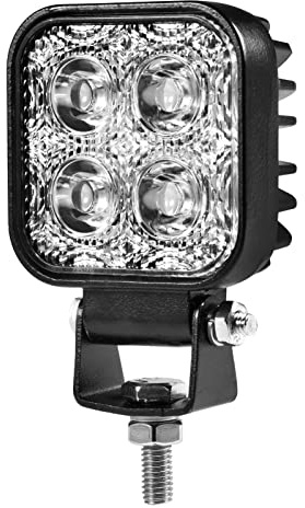 Viugreum Led Arbeitsscheinwerfer 12V - 24V, 12W Led Zusatzscheinwerfer, Kaltweiß, IP67 Wasserdicht Offroad Scheinwerfer für SUV, UTV, ATV, LKW
