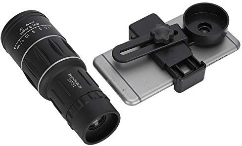 16X Phone Lens Monocular Telescope Zoom HD Lens - Waterproof and Fog Proof, Portable and to Use - with a Phone Holder,Make Smart Phone Taking Clearer Photos