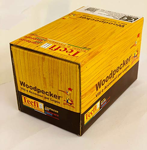 Cf Vite Testa Piana Svasata impronta Croce bronzata per legno - 2,5 Ø, 25 mm, da 500 pz