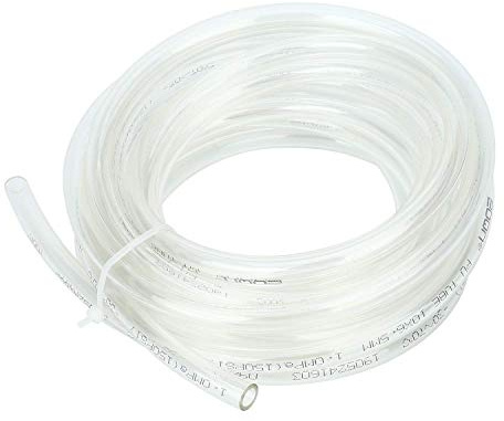 TEN-HIGH Tuyau à air 20m PU polyuréthane Tuyau pneumatique 8 mm ID x 12 mm OD Transparent pour outils pneumatiques,gazoduc,etc, L'épaisseur 2mm
