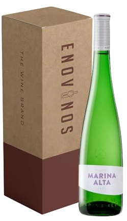 Vino Marina Alta Blanco - Botella de Vino Blanco de Alicante x75 cl - Mejor Selección ENOVINOS
