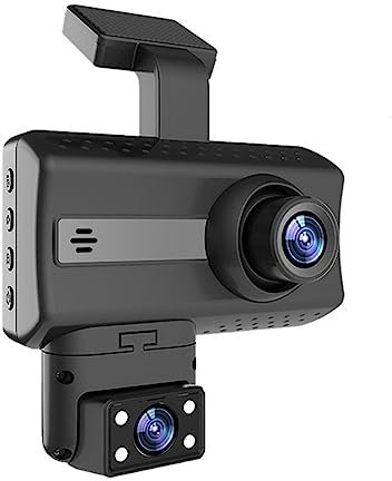 Enregistreur vidéo Wifi double enregistrement 3 pouces HD 1080P Cam 170 ° grand Angle Vision nocturne enregistreur DVR de voiture 24Hr parabole de stationnement ( Color : 24h within WiFi , Size : 64G