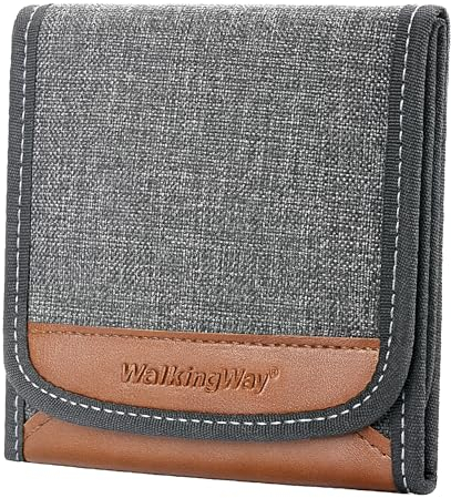 Walking Way Lens Filter Pouch 3 Pocket for Filters Up to 82mm, Lens Filter Case Photography Filter Carry Holder for Round/Square Filter, Dustproof & Water-Resistant