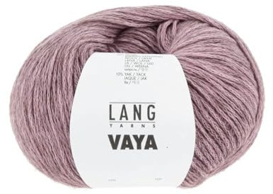 50g Vaya - Farbe: 19 - flieder melange - luftiges Garn aus Baumwolle, Merino und Yak