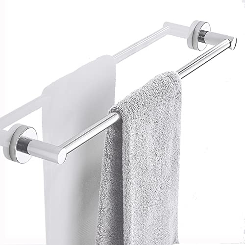 Small Towel Rack,Towel Bar Rail, Stainless Steel Towel Bar Rails,Single Towel Rail 40cm-80cm Towel Holder Rod for Bathroom Hardware and Kitchen,Polished Silver Finish(SZ:65cm) (Color : Multi Colored