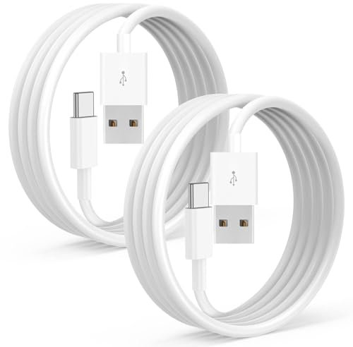 iPhone 15/16 Carplay Charger Cable 6Ft + 10Ft for iPhone 15/16 Pro Plus 15/16 Pro Max, USB A to USB C Cable for iPad Pro 12.9, iPad Air, AirPods 4, AirPods Pro(2nd Gen), TV 4K Remote 3rd Charging Cord