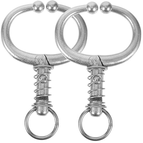 POPETPOP 2stücke Edelstahl Rindernasenring Nasenring Für Rinder Aus Metall Rindernasenclip Kuhnasenring Nasenring Für Nutztiere Robust Und Langlebig