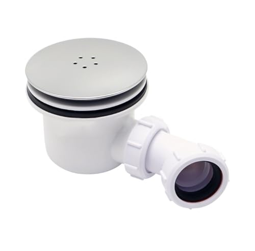 QZROPXOH Scarico for Piatto Doccia in Metallo Spazzolato, Elegante e Durevole, sifone for Piatto Doccia di Lunga Durata for Fori da 90 mm