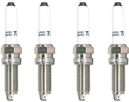 BDAKQJV 2-8 STÜCKE Ersetzen 3707100WEC05 ILKER8C7G Zündkerzen XH8EIP-7 + Hochleistungs-Iridium-Platin-Autokerzen Auto-Zündkerzen(4 Pieces with Box)