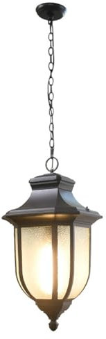 CHUNGYANG Lampe À Suspension Extérieure, Lampes Suspendues pour Balcon De Couloir, Lustre De Cour De Villa, Suspension D'entrée De Porte Extérieure, Luminaires Décoratifs De Pavillon, Lanterne E27