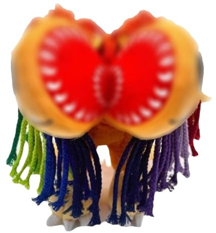 wiztex Löwe Plüschtier - 23 cm lächelndes Kuscheltier - Geschenk für Kinder und Fans zu Halloween und Geburtstagsfeiern
