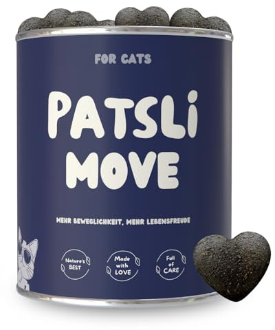 Patsli Move | Gelenk Snacks für Katzen | Grünlippmuschel, MSM & Kollagen