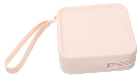 ibasenice Bolsa Silicona Compresas y Tampones Reutilizable con Cremallera Textura Suave y Diseño Portátil para Almacenamiento Femenino para Adolescentes y Regalo Práctico