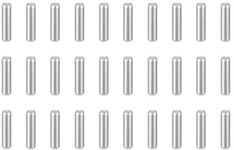QUARKZMAN Spinotti Perno Cilindrico M1,5 1,5x6mm 304 Acciaio Inox 100Pz | Perno Di Supporto Mensola, Aste Elementi Di Fissaggio, Per Dispositivi Metallici, Argento